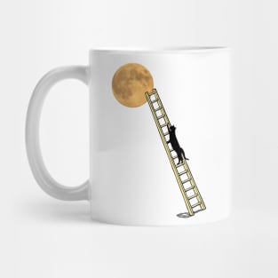 Cat and moon Mug